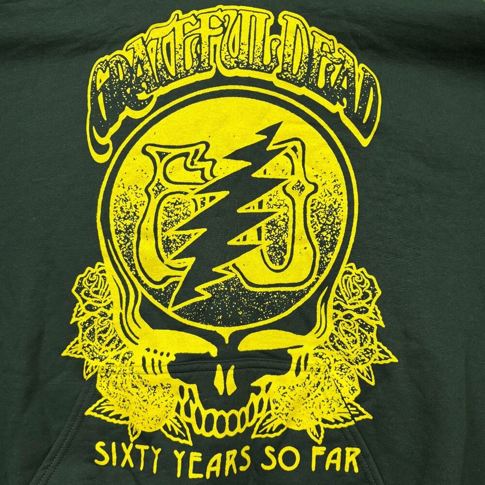 Grateful Dead Sixty Years So Far Rock Band Hoodie L - Picture 2 of 4
